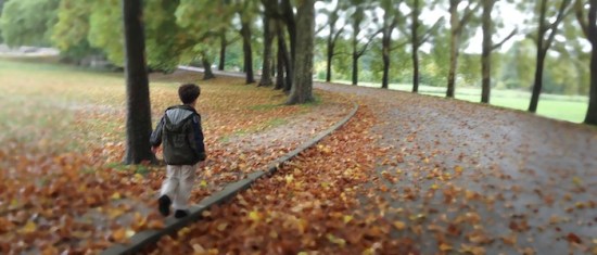 Timo walking at the Chateau de Chambord in 2012