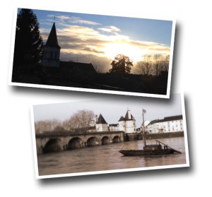 Église d'Antoigné et Pont Henri IV, Châtellerault