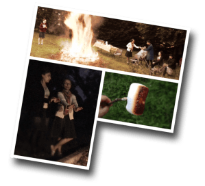 bonfire, campfire, church fellowship, Châtellerault, roasting marshmallows