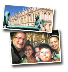 Family Selfie, Palace of Versailles