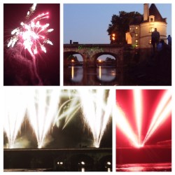 Châtellerault, Pont Henri IV, Pont Henri 4, Fête Nationale, France, Feux d'artifice