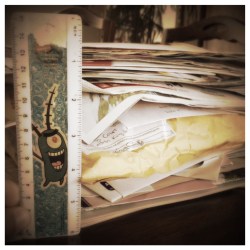 To-do list, mail, pile of work