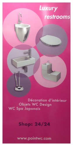Luxury Restrooms, pointwc.com, WC de luxe, public washrooms, public restrooms