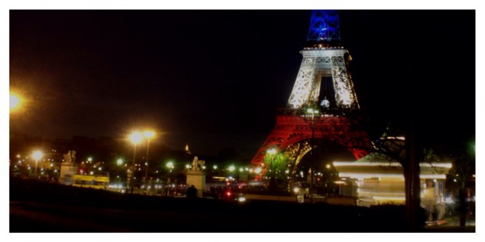 Eiffel Tower, Tour Eiffel, trees, Paris, Red White & Blue, Carousel, carrousel