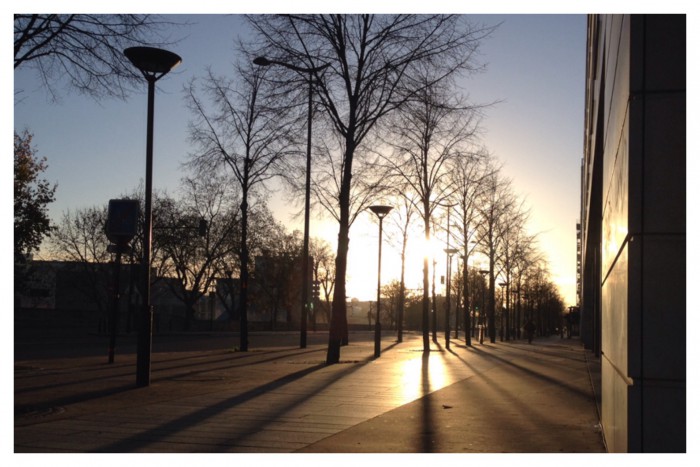 Ivry-sur-Seine, Sunrise, Morning, perspective