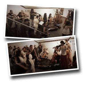 metro de paris, string section, violin, châtelet, musique dans le métro