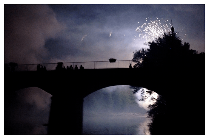 Angles sur l'Anglin, feux d'artifice, fireworks