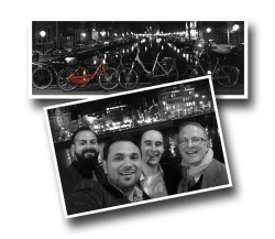 bikes on a bridge, amsterdam, AIMer, Daniel Patterson, Romania