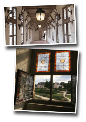 Chambord, chapel, trophy hall, antlers