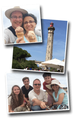 Phare des baleines, ice cream, family