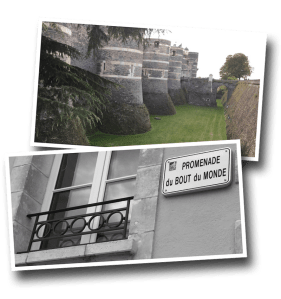 angers, france, castle, moat, chateau, bout du monde, end of the earth