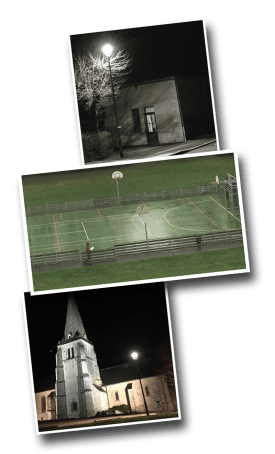 Jaulnay, France, basketball court