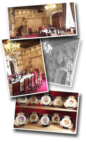 chateau de brissac, brissac, dining room, salle à manger