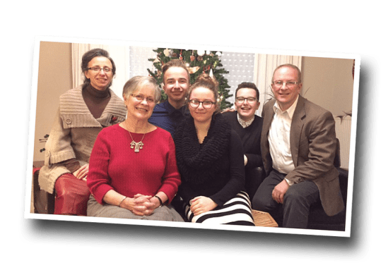 family christmas tree, mom, 2018